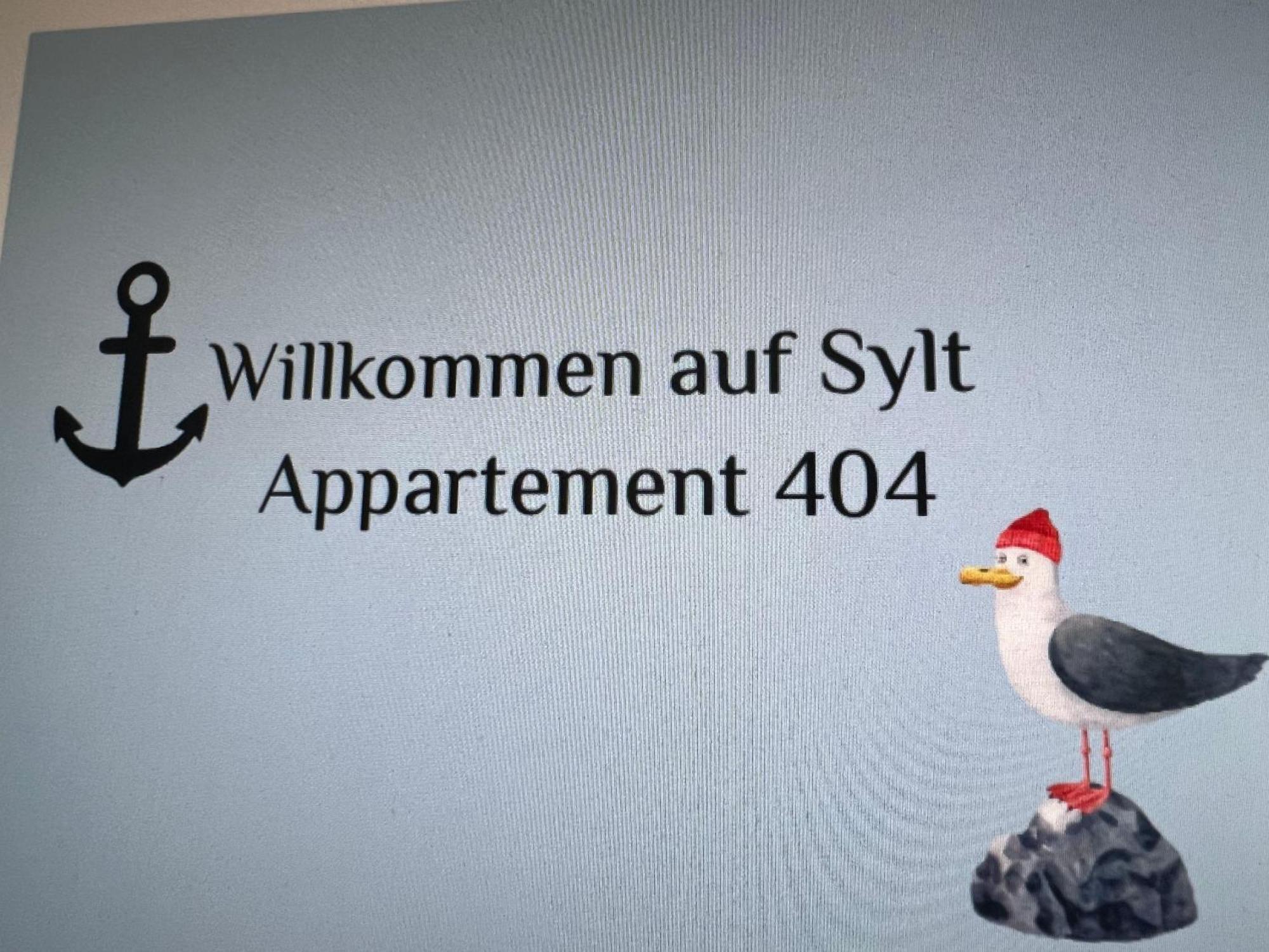 Apartment 404 Seemöwe Westerland Exterior foto